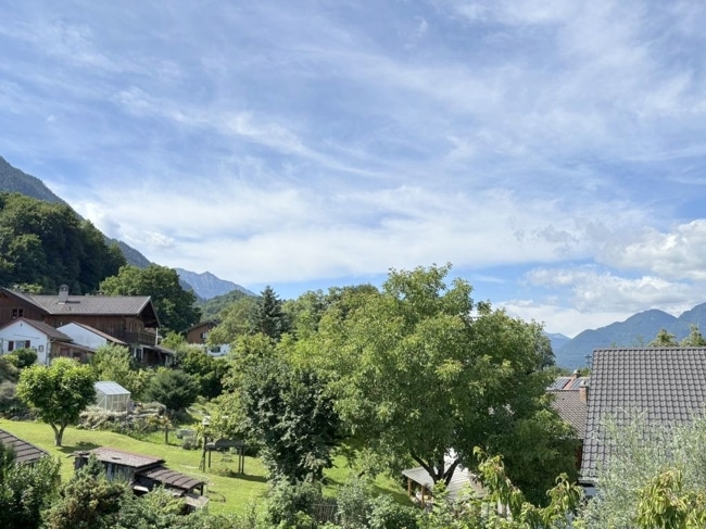 Blick Richtung Zugspitze