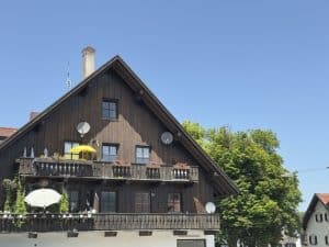 Südansicht des Hauses