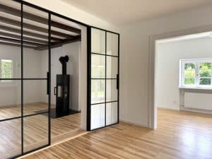 Glastüren im Wohnbereich