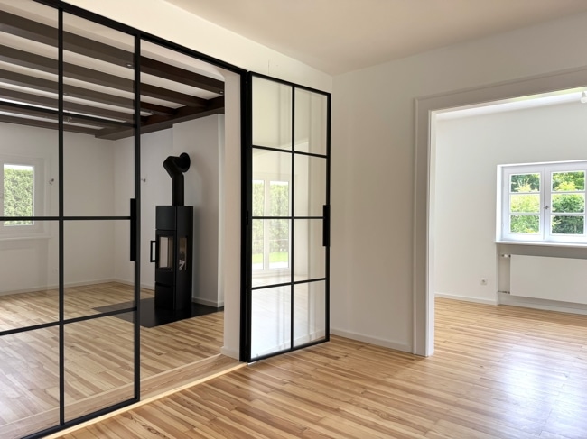 Glastüren im Wohnbereich