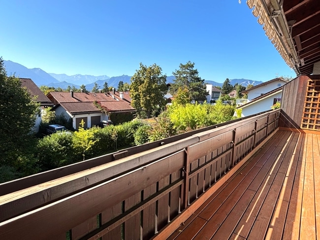 großzügiger Balkon