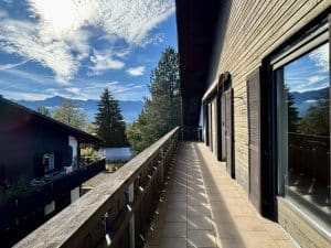 toller, breiter Balkon