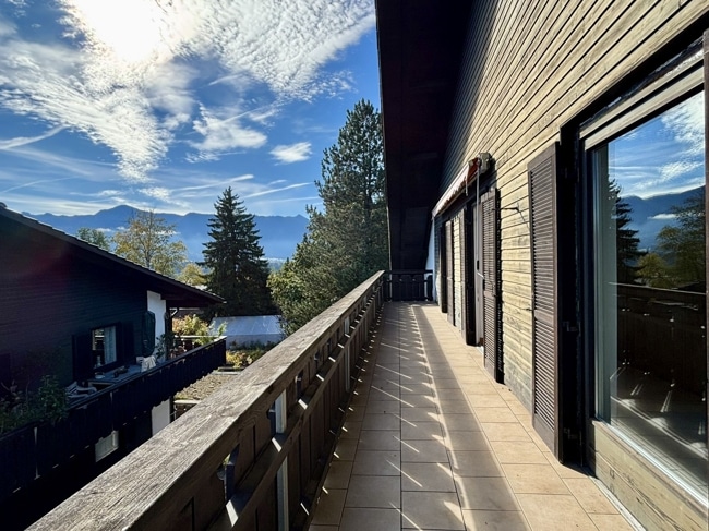 toller, breiter Balkon
