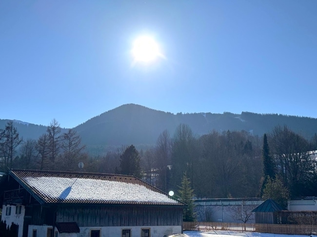 Ausblick in die Berge