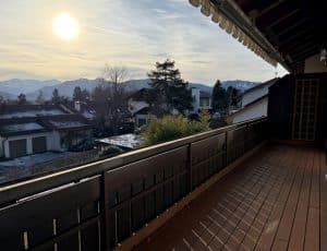 großzügiger Balkon