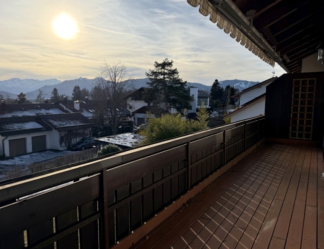 großzügiger Balkon