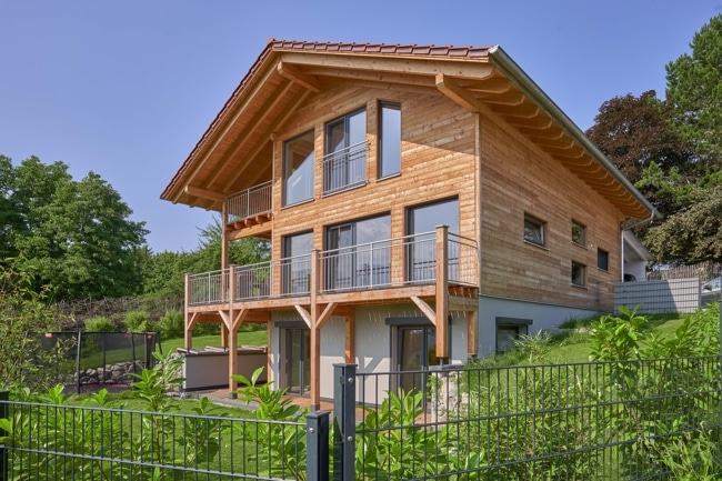 von Sonne und Blick verwöhnt