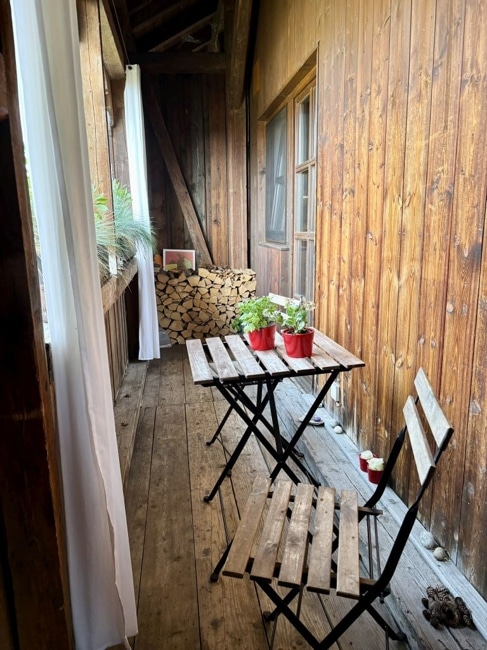 umlaufender Laubengang