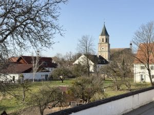Blick aufs Kloster Polling