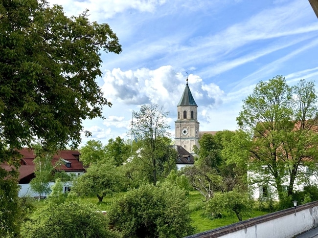 Blick aus dem Dachgeschoss