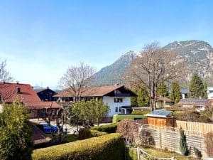 Blick vom Balkon