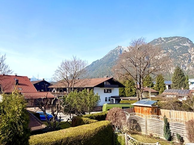 Blick vom Balkon