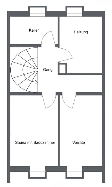 Grundriss Keller