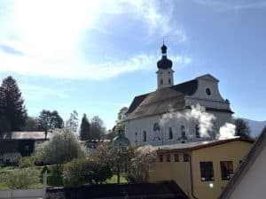 Blick aus dem Schlafzimmer