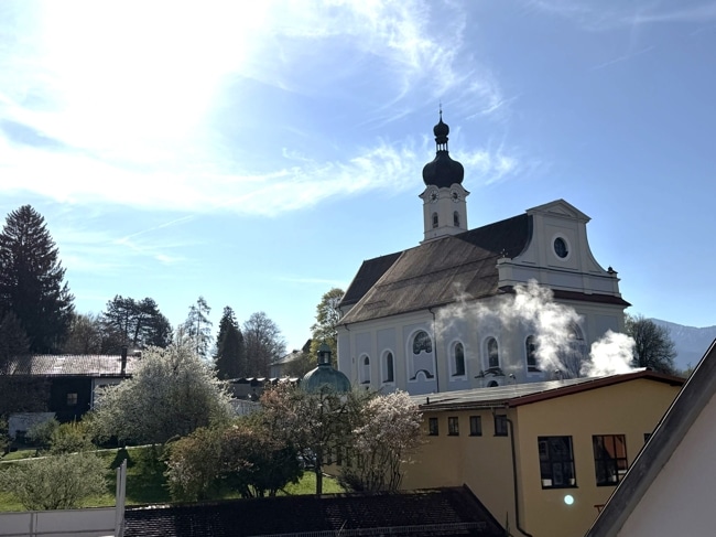 Blick aus dem Schlafzimmer