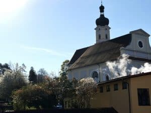 Blick vom Balkon
