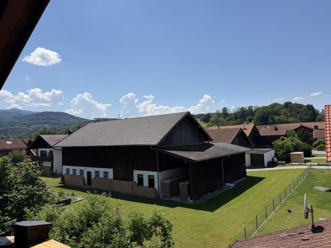 Blick vom Westbalkon