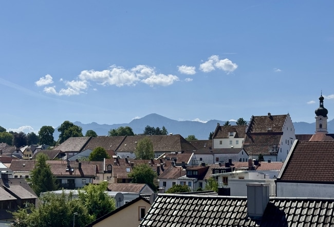 Ausblick von Ihrem Balkon