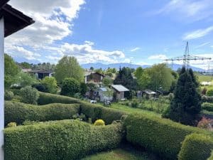 Ausblick vom Balkon