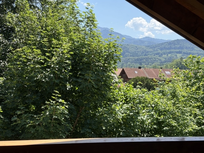 Blick vom Südbalkon