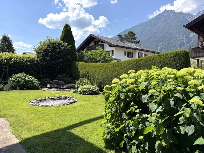 wunderbar angelegter Garten