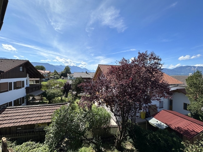 Blick vom Balkon nach Süden...