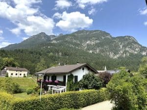 Blick vom Balkon