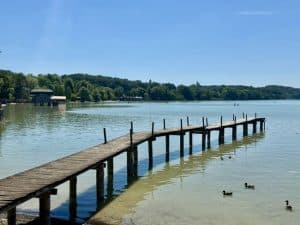 Der wunderschöne Ammersee direkt vor der Türe...