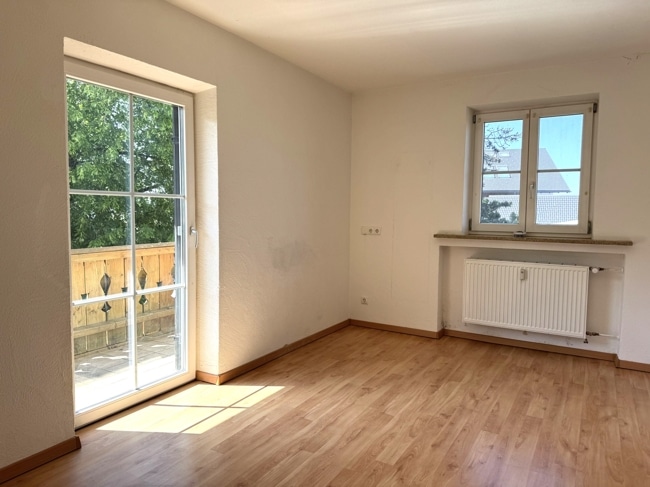 Schlafen mit Zugang zum Balkon