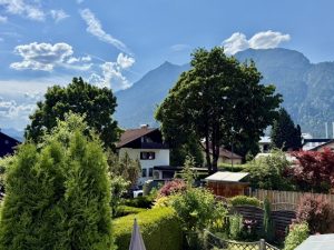 Blick vom Balkon