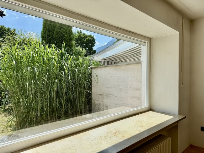 Ausblick in den Garten