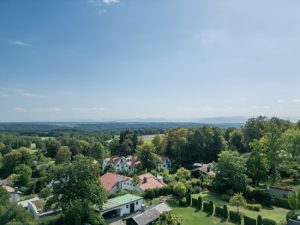 Blick auf die Alpenkette