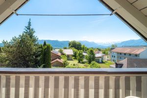 Balkon im Dach