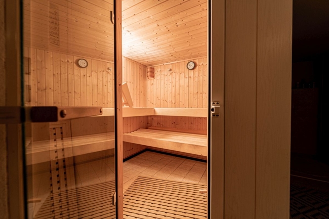 Sauna im UG